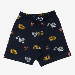Bodycare Kids Boys Conversational Printed Mid-Rise Cotton Casual Shorts-15
