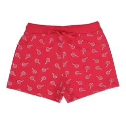 Bodycare Kids Girls Conversational Printed Antiviral Cotton Regular Shorts-image-71
