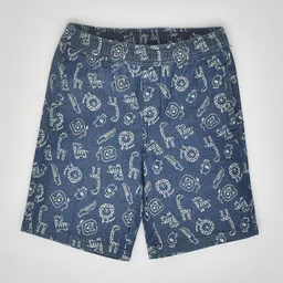 YOUMAA Boys Conversational Printed Pure Cotton Shorts-picture-18
