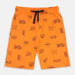 Pantaloons Junior Boys Conversational Printed Cotton Regular Fit Shorts-9