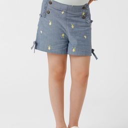 KATE & OSCAR Girls Embroidered Mid-Rise Shorts-picture-9
