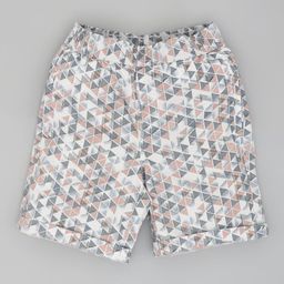YOUMAA Boys Geometric Printed Pure Cotton Shorts-image-69