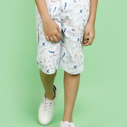 V-Mart Boys Typography Printed Satin Cargo Shorts-image-77