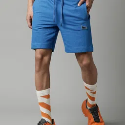 Breakbounce Men Blue Cotton Shorts-image-30