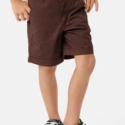 KATE & OSCAR Boys Geometric Printed Cotton Regular Shorts-picture-33