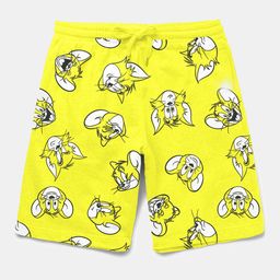 BONKIDS Boys Yellow Printed Tom & Jerry Shorts-image-92