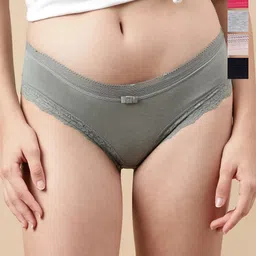 Marks & Spencer Pack Of 5 Lace Detailed Hipster Briefs-picture-17
