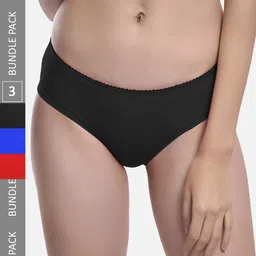 StyFun Women Pack Of 3 Stretchable Seamless Hipster Briefs-image-81