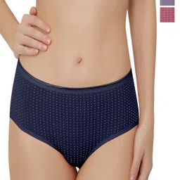 Bella Voste Pack Of 3 Micro Ditsy Printed Leak-Proof Hipster Briefs-picture-50
