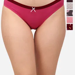 Soie Women Pack Of 6 Printed Hipster Briefs-picture-24