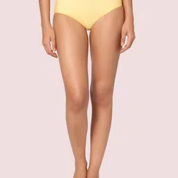 INTIMATE QUEEN Seamless Quick-Dry Lemon Cotton Hipster Briefs-image-58