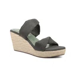 Inc 5 Open Toe Synthetic Wedge Heels-18