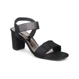 Inc 5 Textured Open Toe Party Block Heels With Backstrap-7