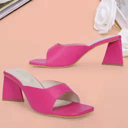 MEHNAM Open Toe Block Heels-14