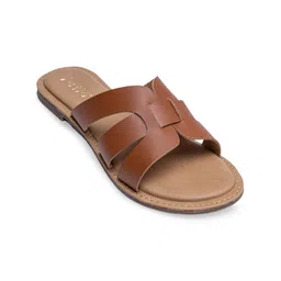 Dapper Feet-Fancy Nancy Criss Cross Strap Open Toe Flats-10