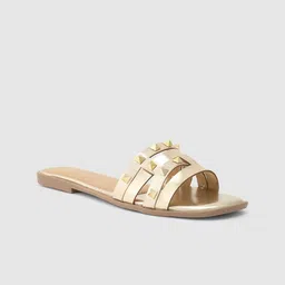 Sole To Soul Embellished Open Toe Flats-image-77