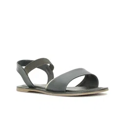 Bata Women Open Toe Flats With Backstrap-32