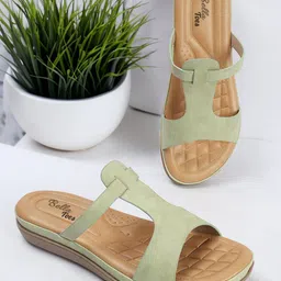 Bella Toes Open Toe Flats-24