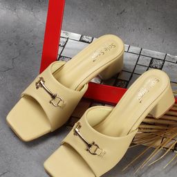Sole Saga Embellished Open Toe Block Heels-16