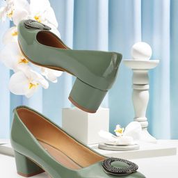 ELLE Pointed Toe Block Pumps-34