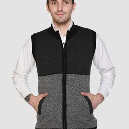 aarbee Men Black & Grey Striped-image-14