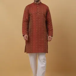 KRAFT INDIA Floral Regular Kurta with Pyjama-image-21
