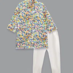 A.T.U.N. Boys Printed Regular Kurta with Pyjamas-8