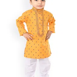 BAESD Boys Ethnic Motifs Printed Straight Kurta with Pyjamas-50
