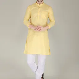 FUBAR Mandarin Collar Regular Kurta with Pyjamas-picture-54