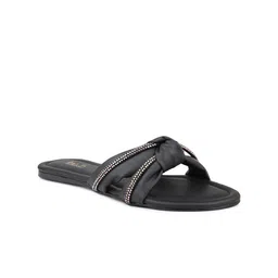 Inc 5 Embellished Open Toe Flats-77