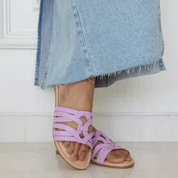 CAI Open Toe Flats-12