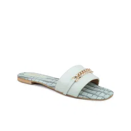 Inc 5 Textured Open Toe Flats-47