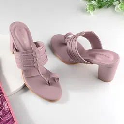 CLOG LONDON Textured Block Heels-60