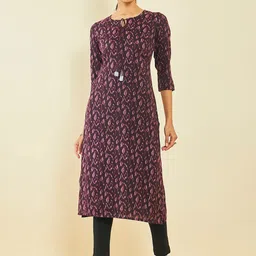 Soch Abstract Printed Kurta-11