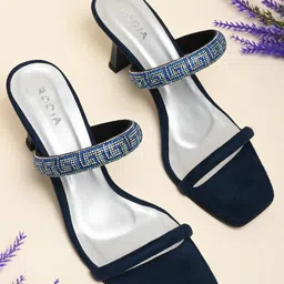 Rocia Women Embellished Kitten Heel Sandals-image-43