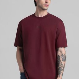 Jack & Jones Drop-Shoulder Pure Cotton Oversized T-shirt-image-23