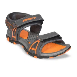 IMPAKTO Men Textured Velcro Closure Sports Sandals-image-13