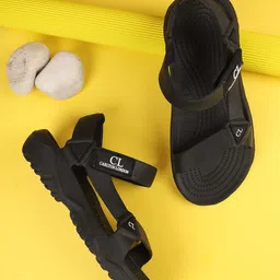 Carlton London Men Black Sports Sandals-image-99
