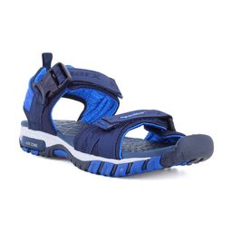 Sparx Men Navy Blue Patterned Leather Sports Sandals-image-48