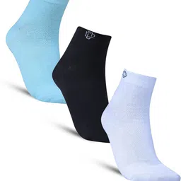 Dollar Socks Pack of 3 Ankle-Length Cotton Socks-19