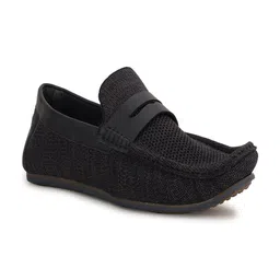 Bata Men Navy Blue Textured Slip-On Sneakers-image-13