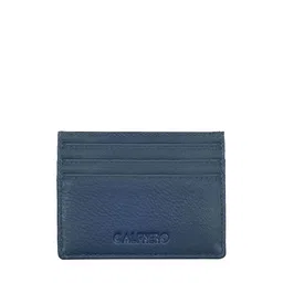 CALFNERO Unisex Navy Blue Leather Card Holder-11