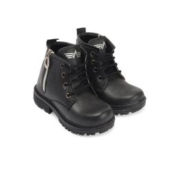 BAESD Boys Mid Top Textured Regular Boots-11