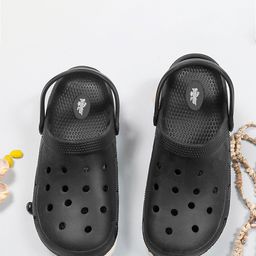 The Roadster Lifestyle Co. Men Black Self Design Clogs-picture-57
