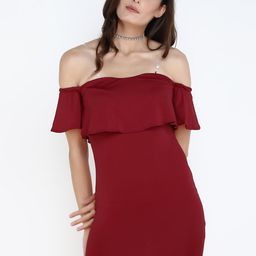 LULU & SKY Off Shoulder Bodycon Mini Dress-image-25
