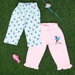 V-Mart Infants Pack Of 2 Printed Cotton Lounge Pants-image-74