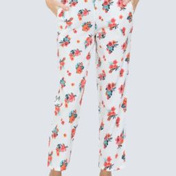Bareblow Women Printed Cotton Lounge Pants-image-36