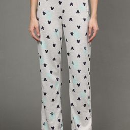 BStories Women Grey Printed Pure Cotton Lounge Pants-image-49