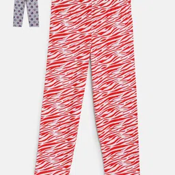SINI MINI Girls Pack Of 2 Printed Lounge Pants-image-85