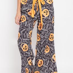 The Kaftan Company Women Black Printed Lounge Pant-picture-21